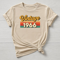 60th Birthday T-Shirt : Vintage 1966 Design, Gildan Softstyle