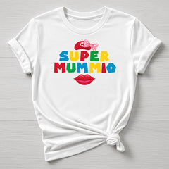 Mothers Day T-Shirt : Super Mummio Design, Gildan Softstyle