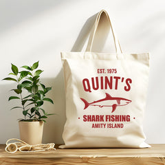 Quints Shark Fishing Tote Bag - Funny Movie Gift - Tracked UK Post