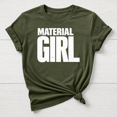 Music T-Shirt : Material Girl Design, Gildan Softstyle