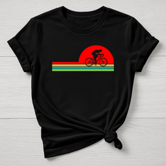 Cycling T-Shirt : Retro Vintage Design, Gildan Softstyle