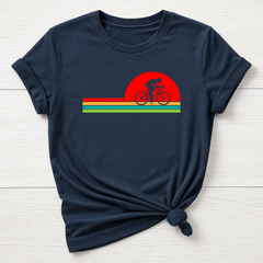 Cycling T-Shirt : Retro Vintage Design, Gildan Softstyle