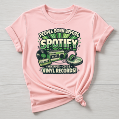 Music T-Shirt : People Born Before Design, Gildan Softstyle