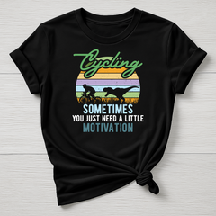 Cycling T-Shirt : Motivation Design, Gildan Softstyle
