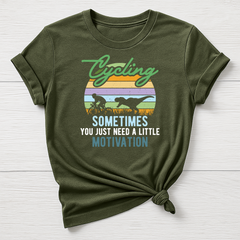 Cycling T-Shirt : Motivation Design, Gildan Softstyle