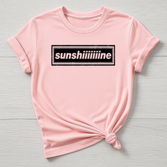 Sunshine Britpop T-Shirt - 90s Music Design , Gildan Softstyle