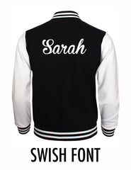 Personalised Kids Varsity Jacket - Free and Fast Tracked UK Shipping - Worldwide Despatch!