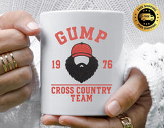 Movie Parody Mug - Gump 1976 Cross Country Team Design, Funny Graphic Coffee Cup with Free Tracked UK Postage
