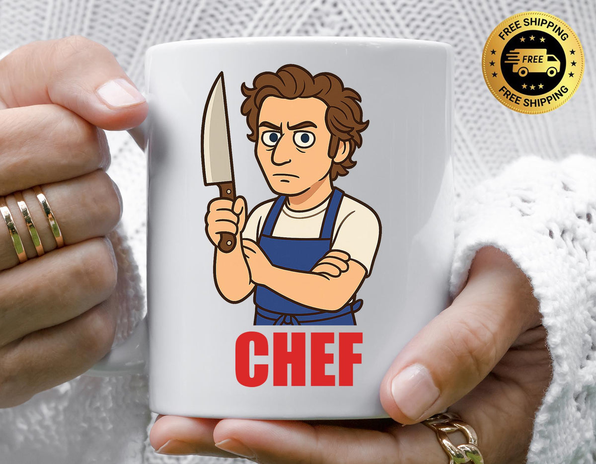 TV Show Parody Mug - Chef Carmy Design - Funny Graphic Coffee Cup with Tracked UK Postage