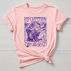 Animal Rock T-Shirt - Led Catppellin  Design , Gildan Softstyle