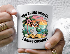 Silly Goose Mug, You bring the drama design - Fast Free Tracked UK Post!
