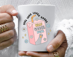 Silly Goose Mug, Silly Juice Design - Fast Free Tracked UK Post!