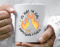 Silly Goose Mug, Everything is Fine Design - Fast Free Tracked UK Post!