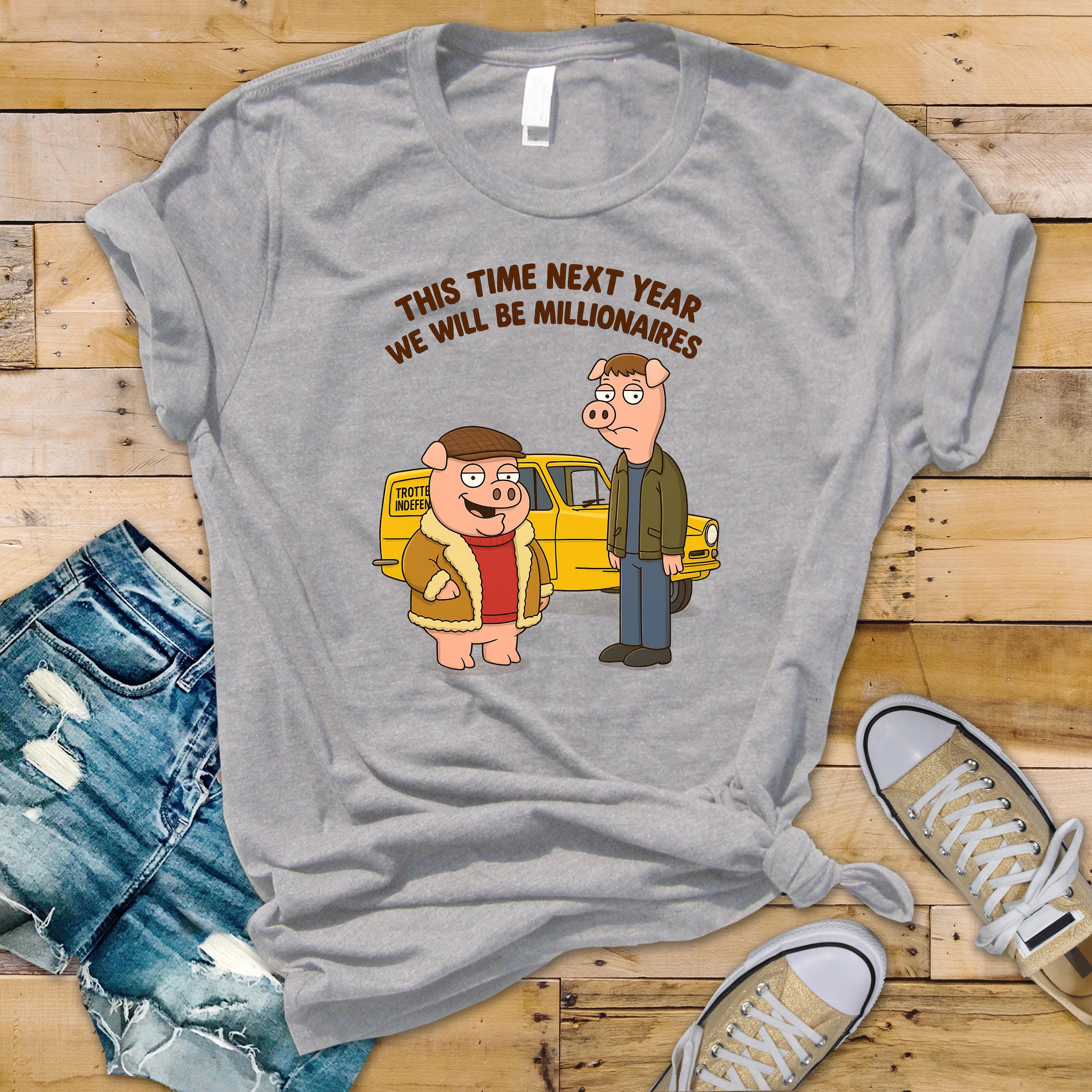TV Show Parody T-Shirt - Fools and Trotter Design Softstyle Premium Tee - Tracked UK Postage