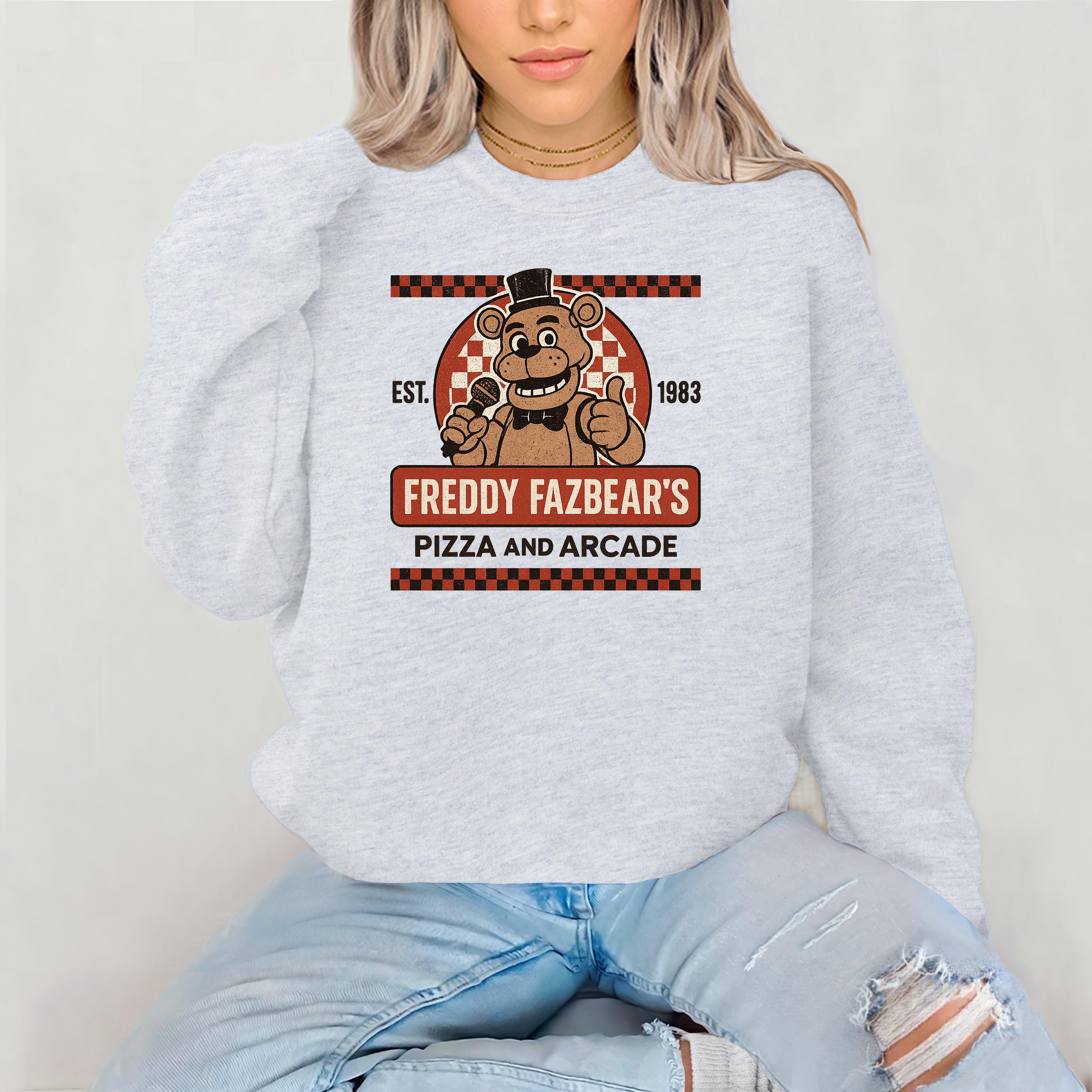 Freddy Pizza Movie Parody Sweatshirt: Gildan Heavy Blend, Fast Tracked UK Postage