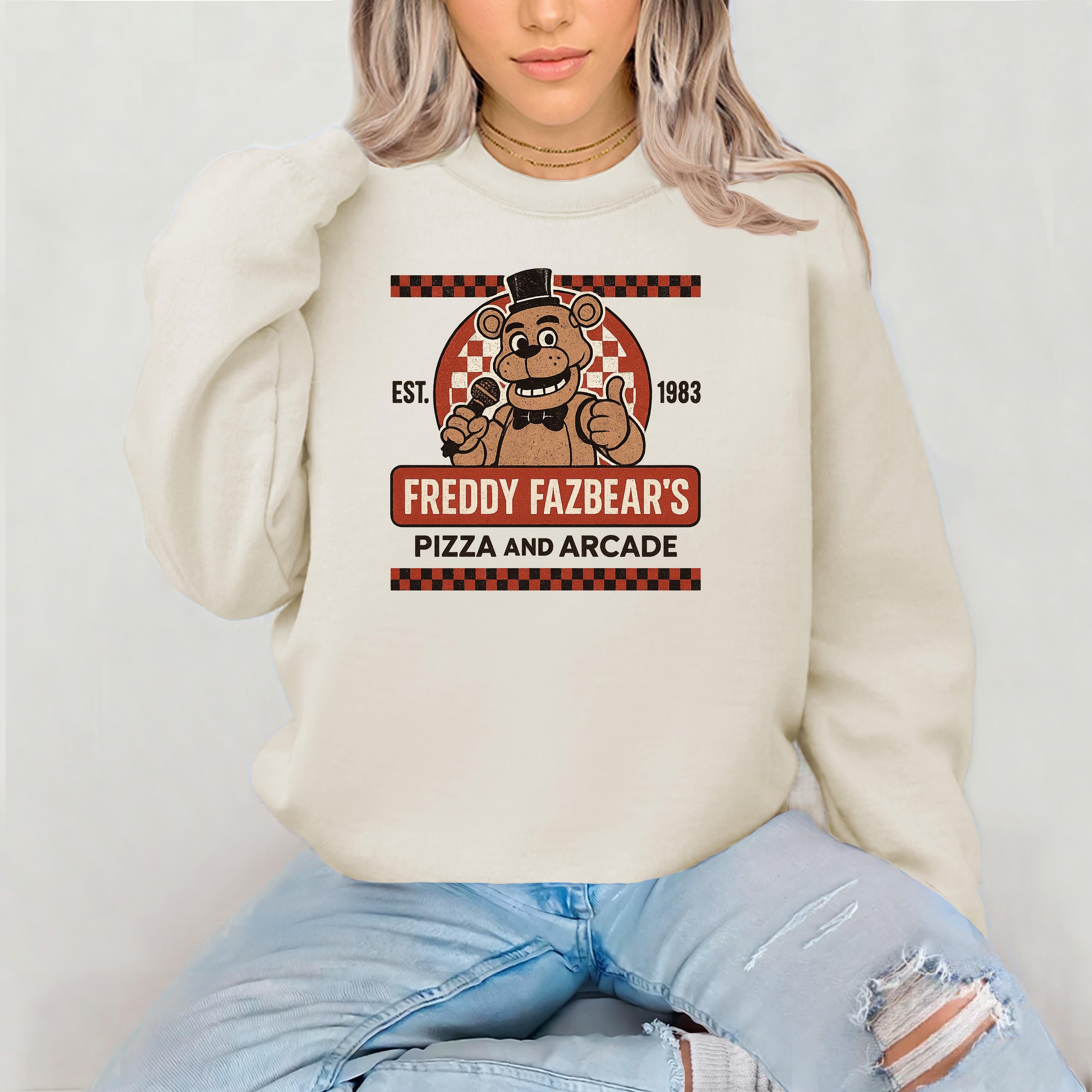 Freddy Pizza Movie Parody Sweatshirt: Gildan Heavy Blend, Fast Tracked UK Postage
