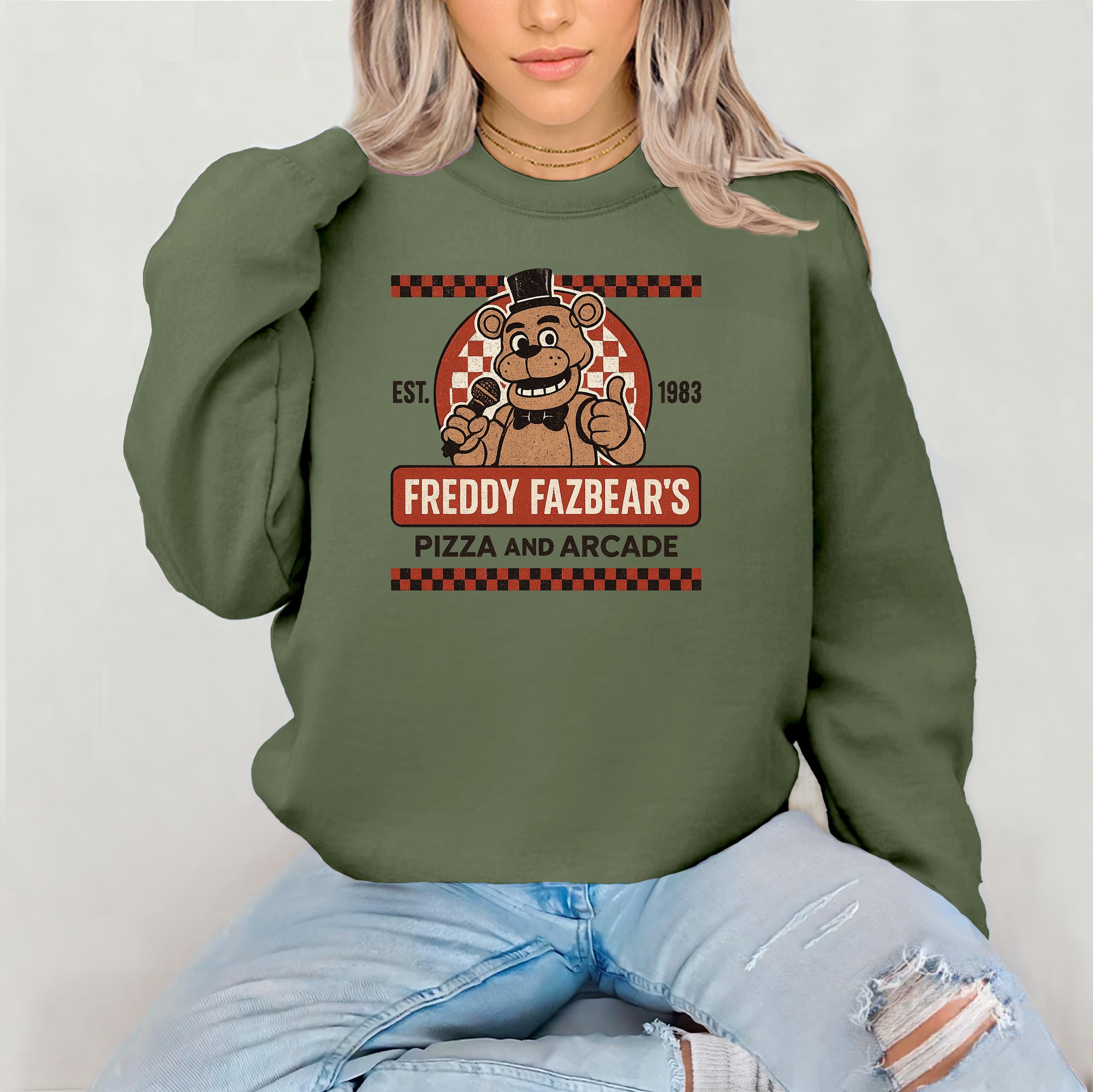 Freddy Pizza Movie Parody Sweatshirt: Gildan Heavy Blend, Fast Tracked UK Postage