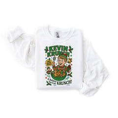 Kevin Krunch Christmas Sweatshirt: Gildan Heavy Blend, Fast Tracked Post