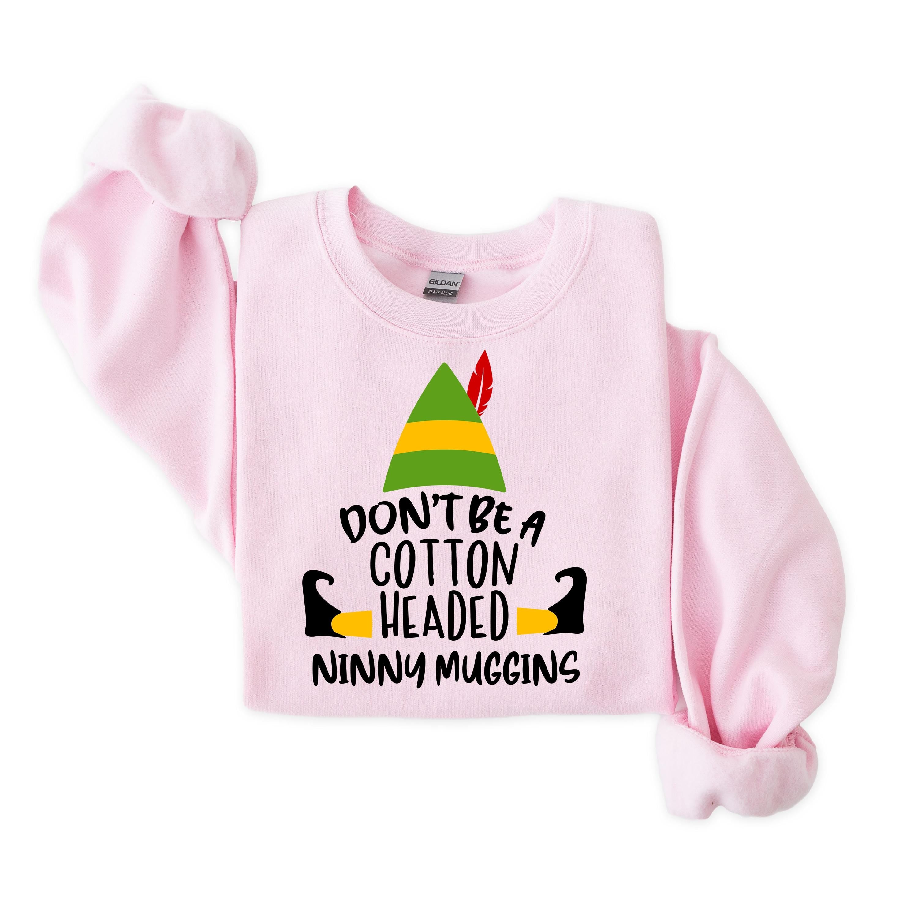 Cotton Headed Ninny Muggins Christmas Sweatshirt: Fast UK Tracked Post