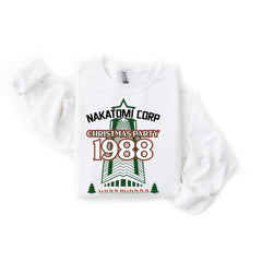 Nakatomi Christmas Party Sweatshirt: 1988 Movie Graphic, Fast UK Tracked Post