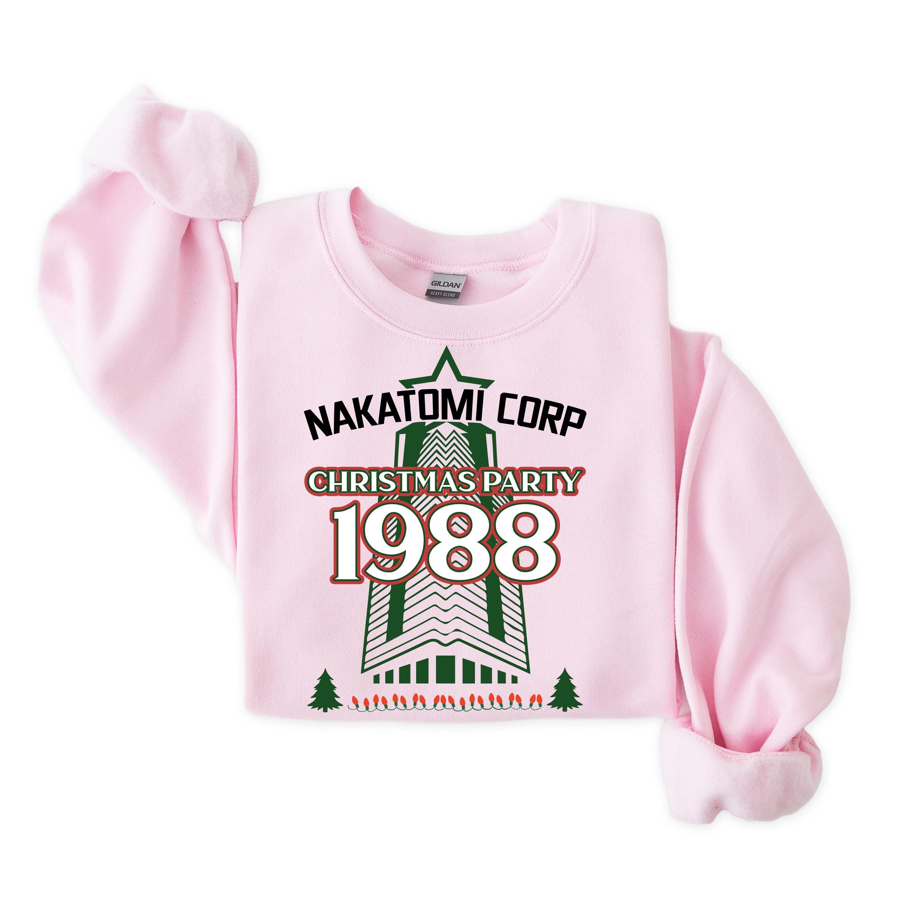 Nakatomi Christmas Party Sweatshirt: 1988 Movie Graphic, Fast UK Tracked Post