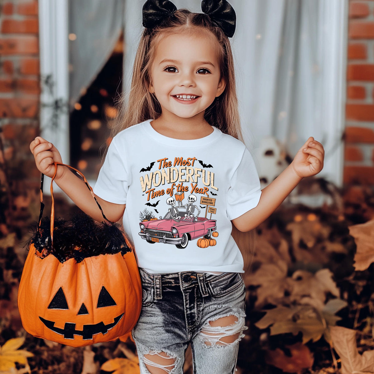 Halloween Kids Shirt |  Most Wonderful Time of the Year Design on Softstyle Premium Tee | UK Fast Tracked Post