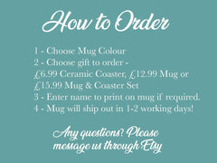 Customisable 18th Birthday Mug for Women– Bat Shit Crazy Design with Custom Name – Multiple Colours Available