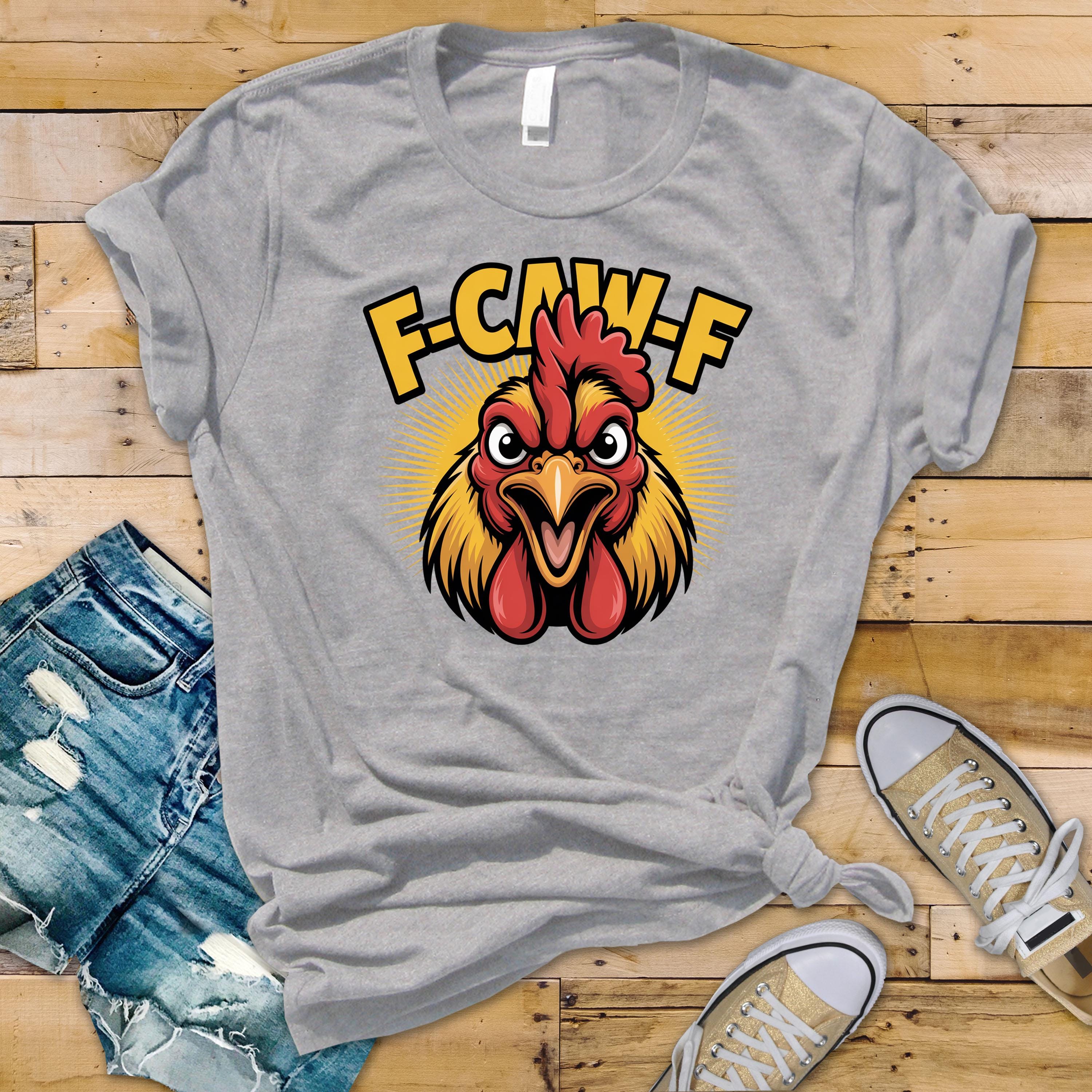 F-Caw-F Face Funny Shirt: Tracked UK Shipping