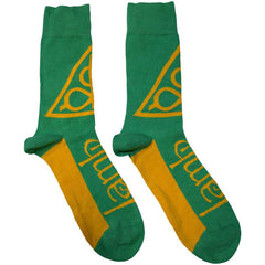 LAMB OF GOD UNISEX ANKLE SOCKS: TRIANGLE (GREEN) (UK SIZE 7 - 11) - Licensed Product