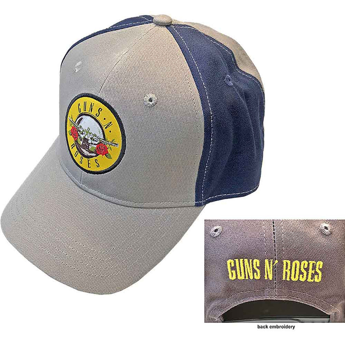 GUNS N' ROSES UNISEX BASEBALL CAP: CIRCLE LOGO - Official Licensed Product