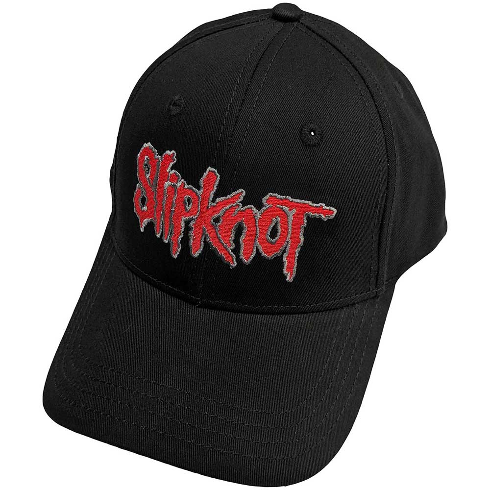 Slipknot Unisex Baseball Cap: Text Logo (Black) - Official Licensed Product