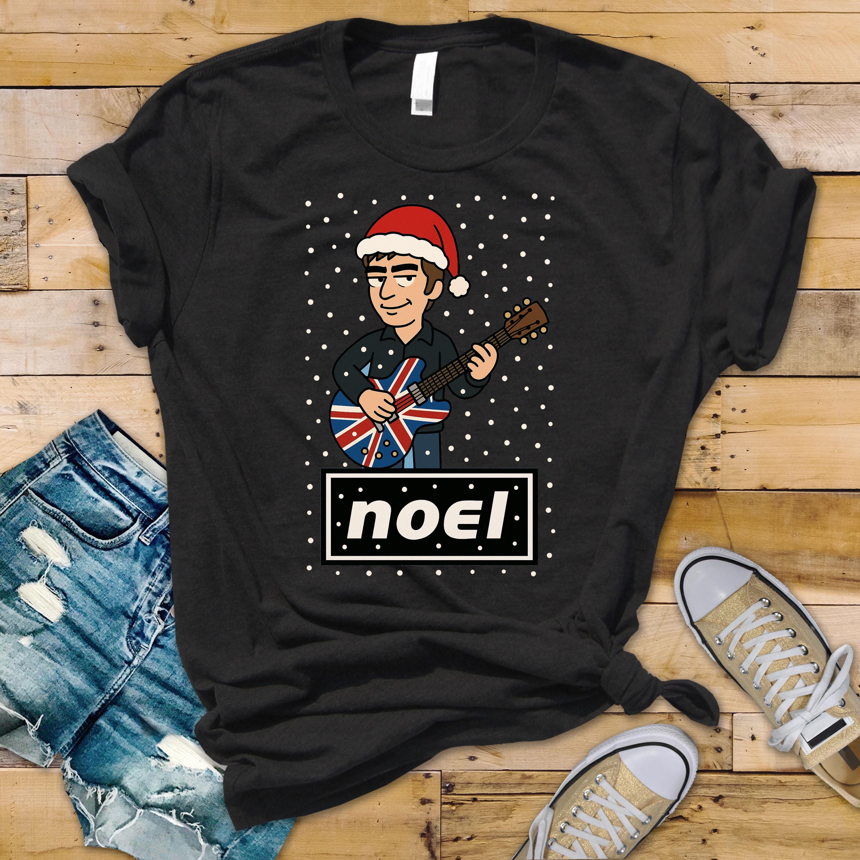 Funny Christmas Noel Music T-Shirt - UK Postage