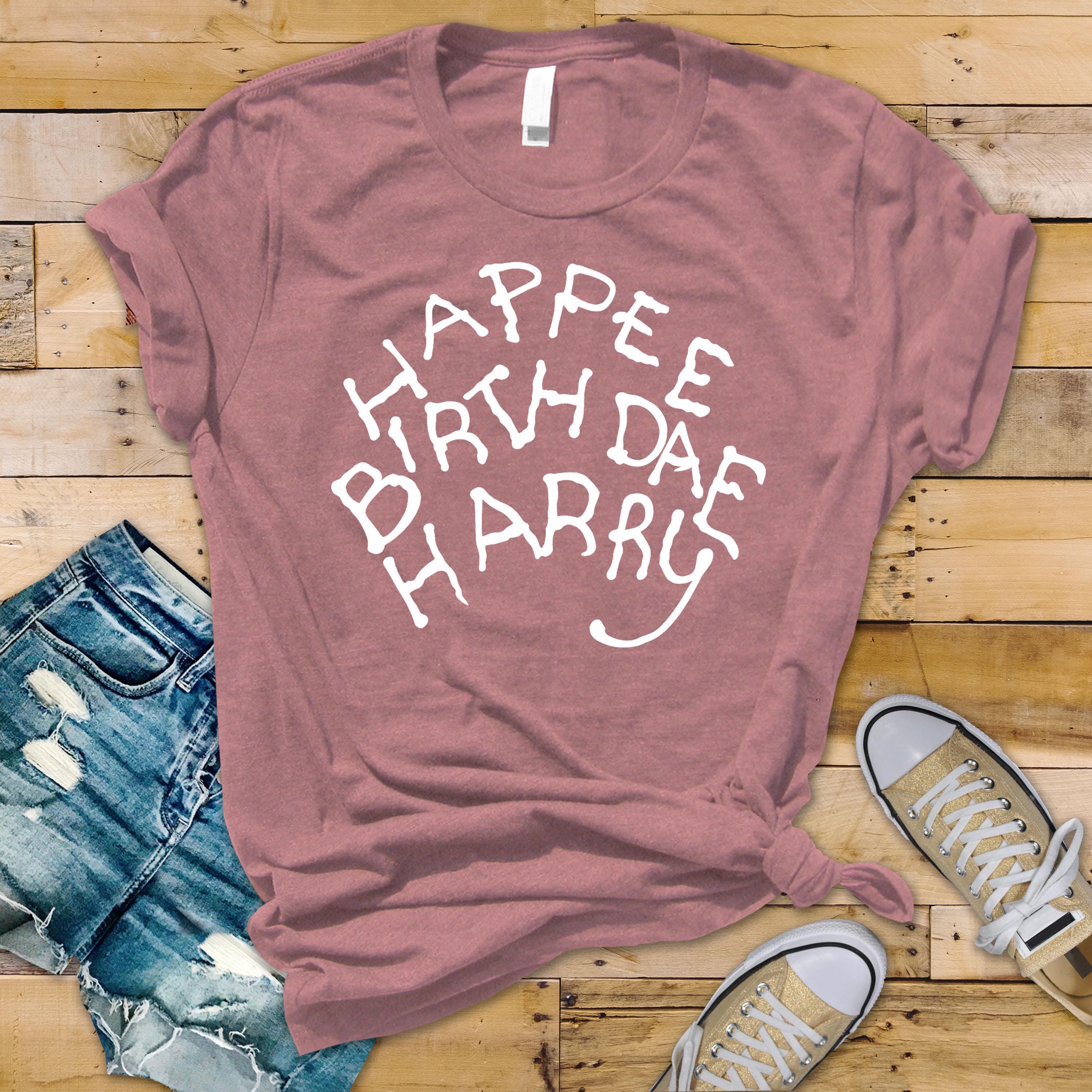 Movie Shirt : Happee  Birthdae Harry Parody Design -  Softstyle Shirt - Fast Tracked UK Postage