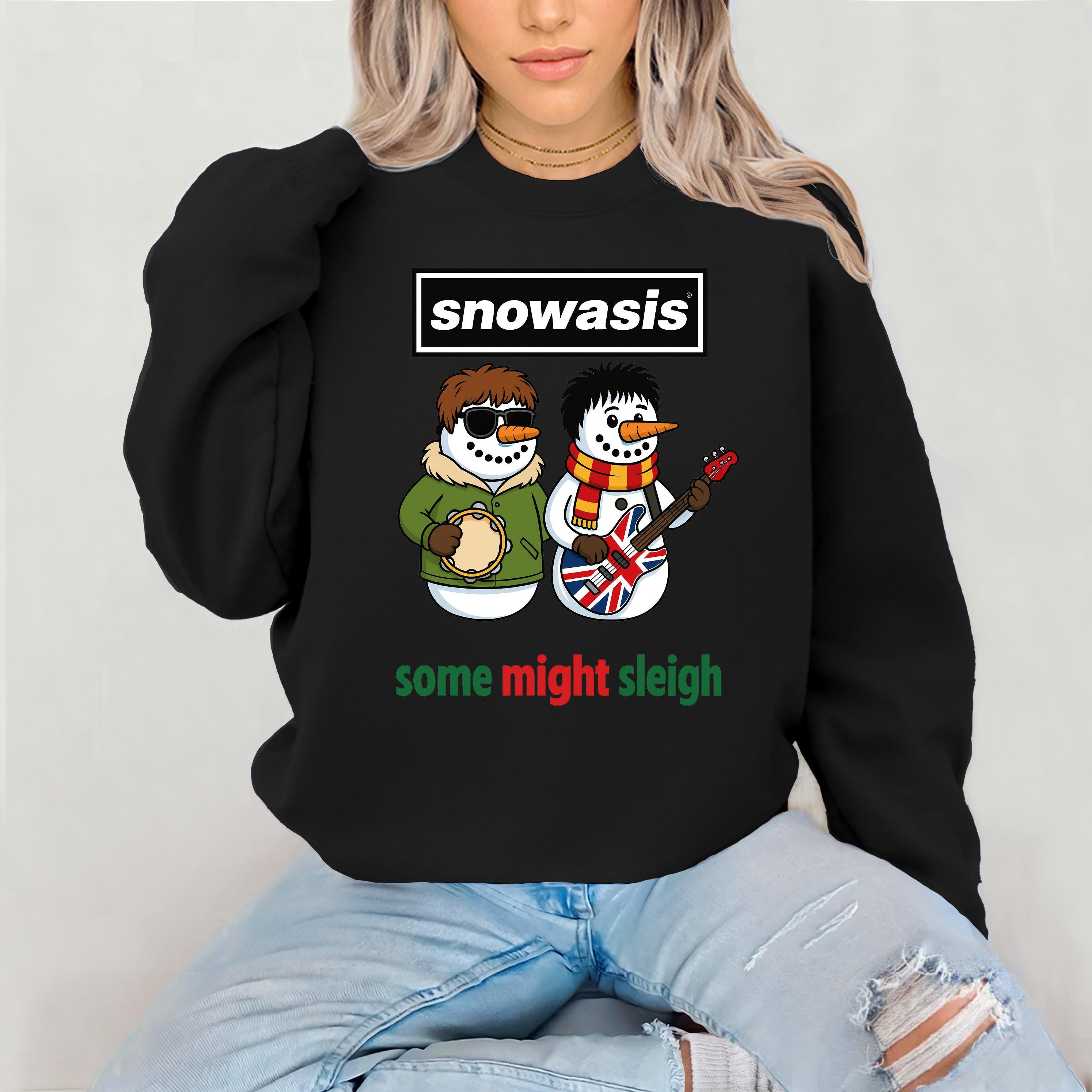 Funny  Christmas Sweatshirt: Snowasis Music Design - Gildan Heavyweight Blend