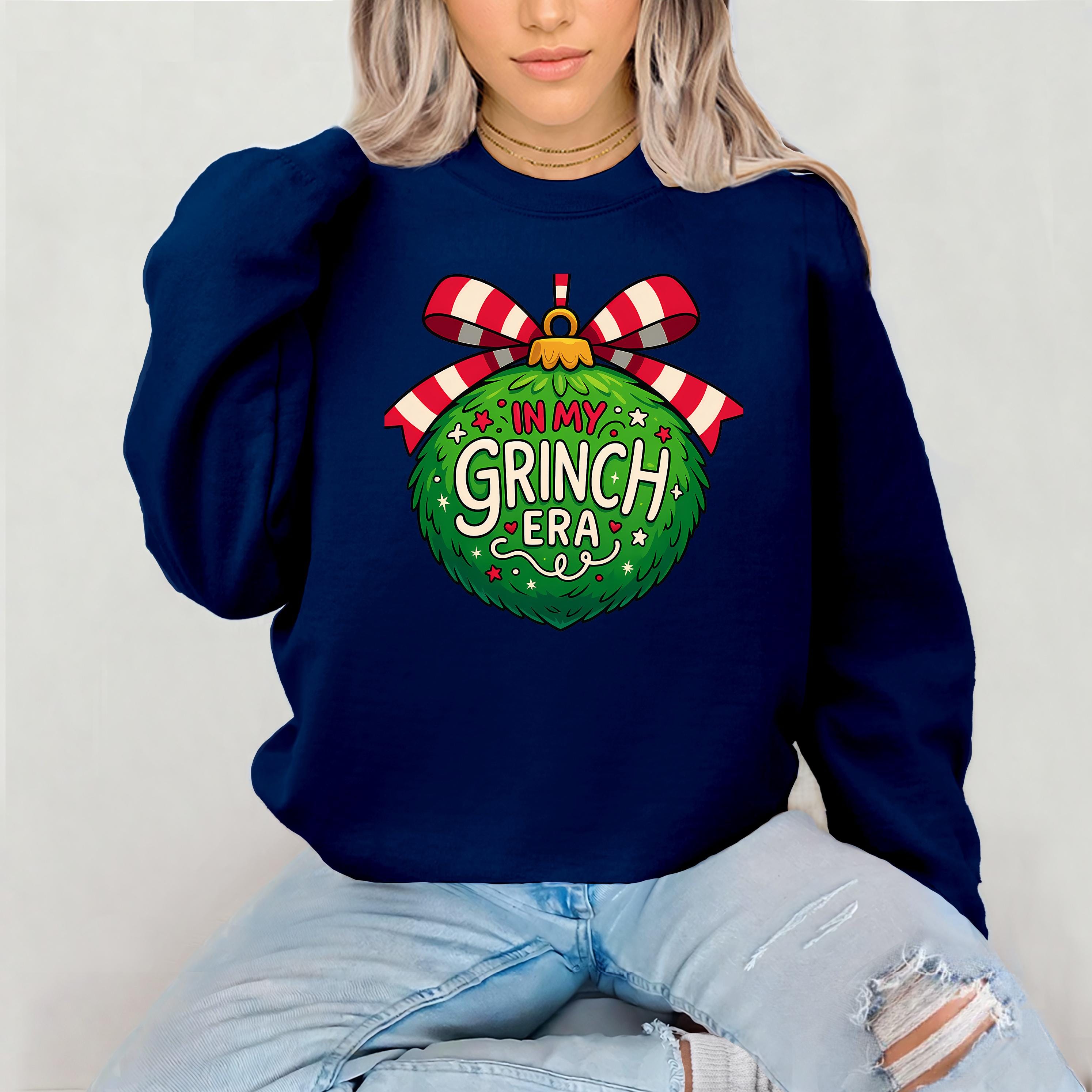 Christmas Sweatshirt: This is My Grinch Era Design