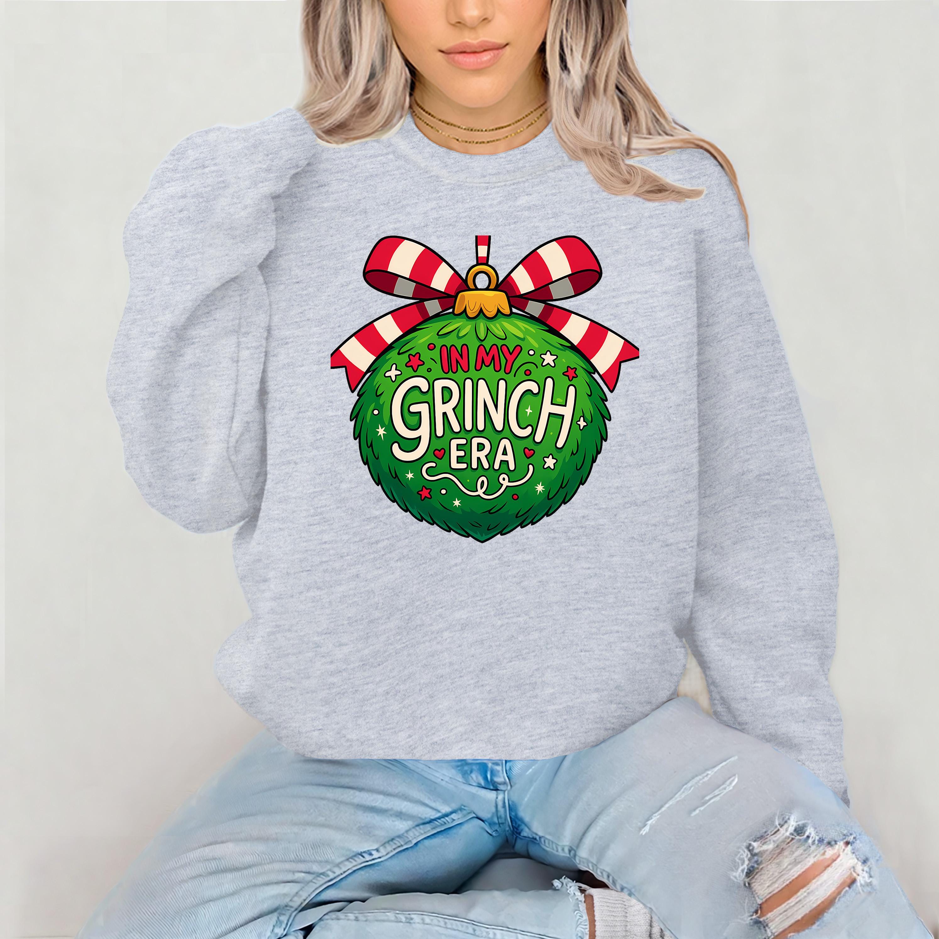 Christmas Sweatshirt: This is My Grinch Era Design
