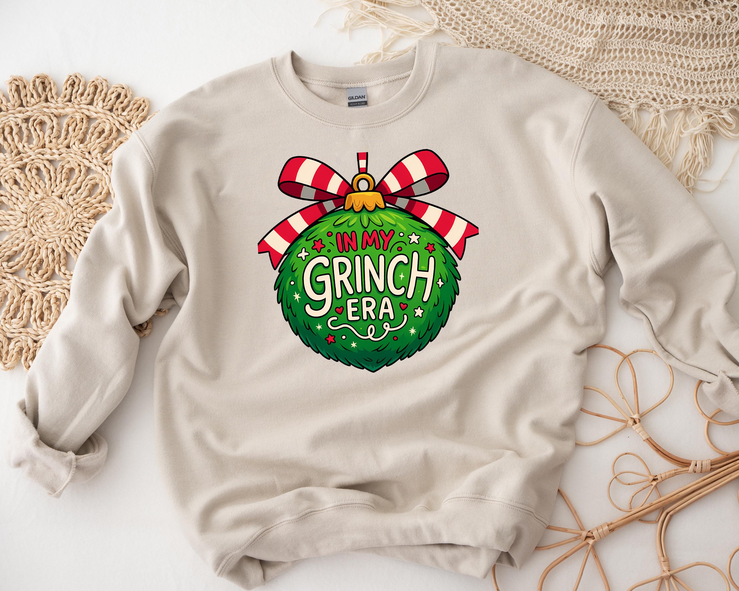 Christmas Sweatshirt: This is My Grinch Era Design