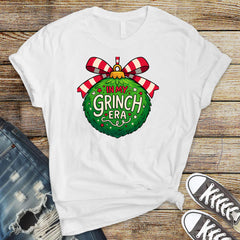 Funny Christmas T-Shirt: In My Grinch Era Design - Softstyle Tee