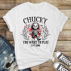 Horror T-Shirt: Chucky Charms Softstyle Tee - Tracked UK Shipping