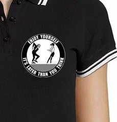 Ska Polo Shirt, Twin Tip Style With Enjoy Yourself Logo, Northern Soul Tee