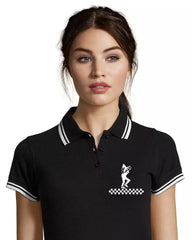 Ska Polo Shirt, Twin Tip Style With Logo, Northern Soul Tee, Two Tone