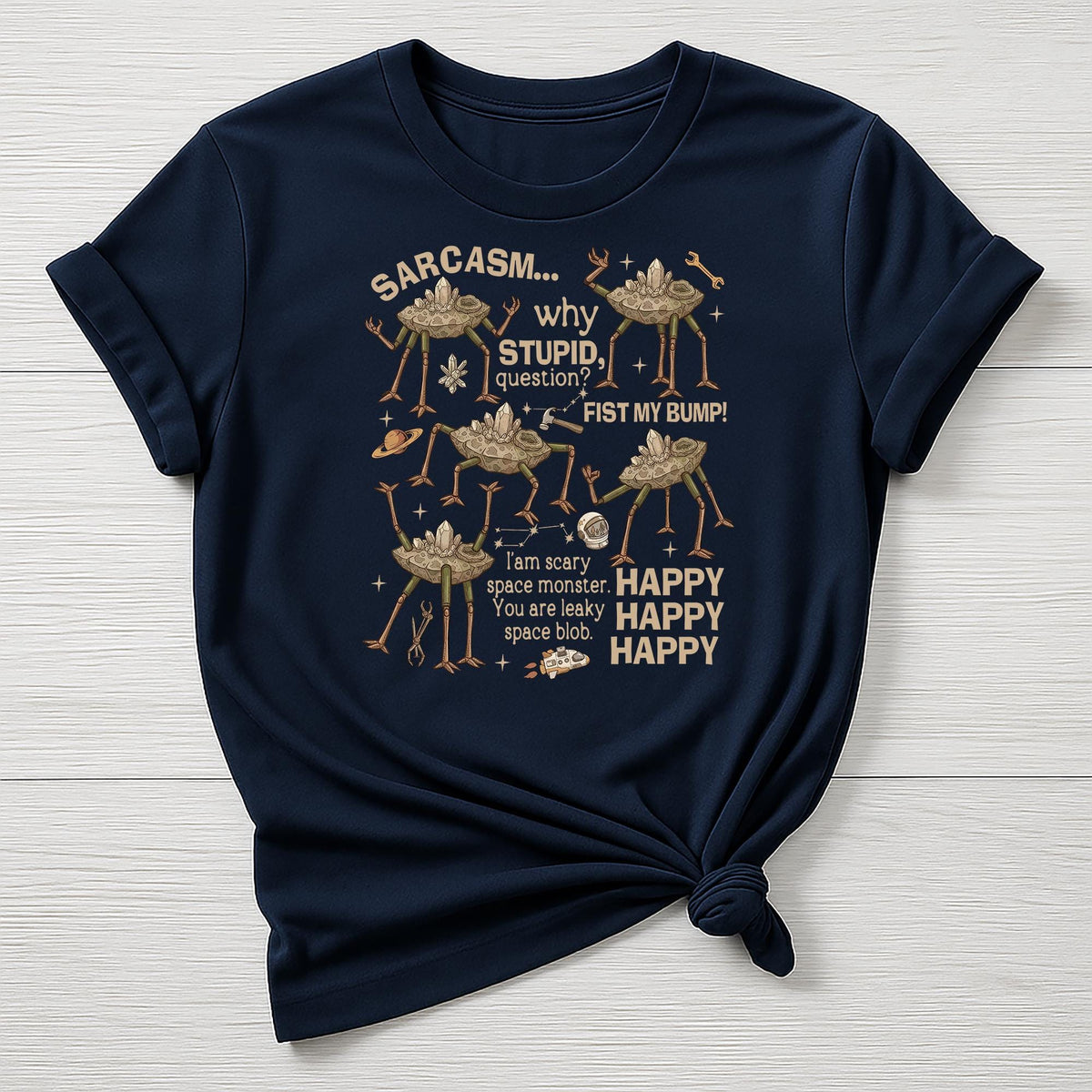 Dr Grace Movie Parody T-Shirt : Sarcasm Why Stupid Design, Gildan Softstyle