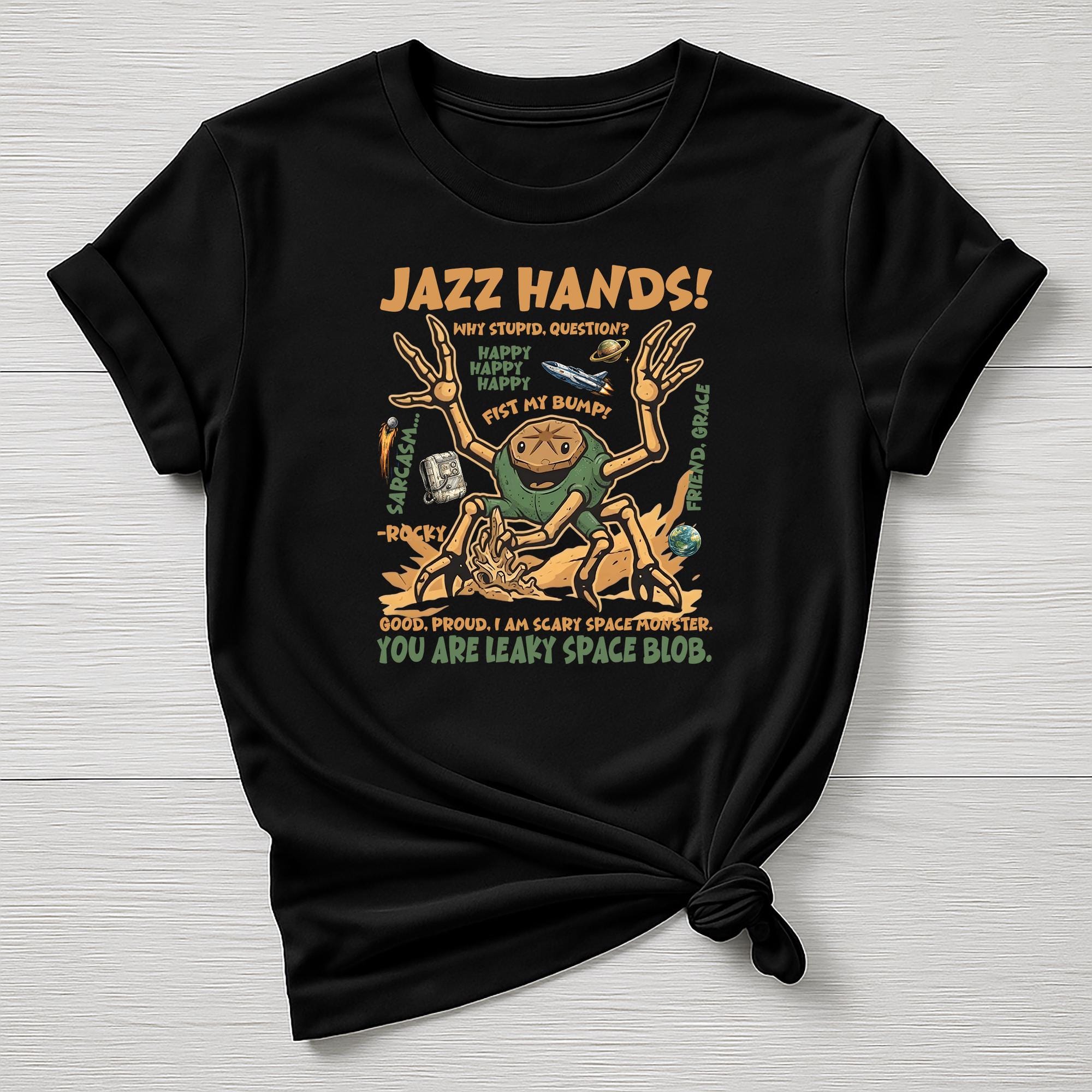 Dr Grace Movie Parody T-Shirt : Jazz Hands Design, Gildan Softstyle