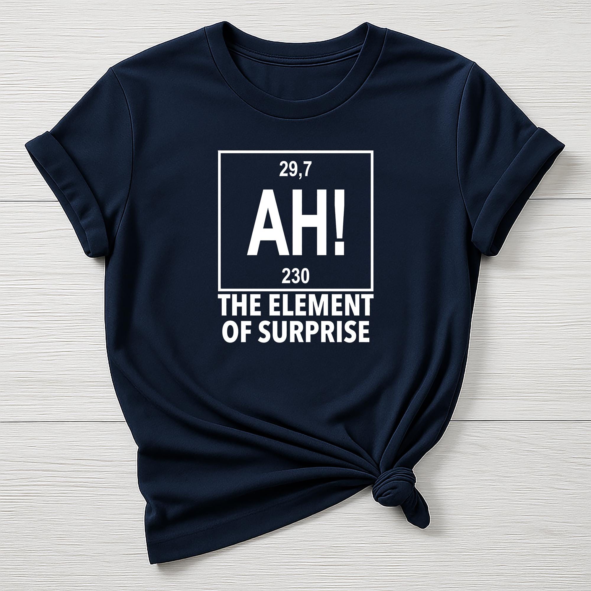 Dr Grace Movie Parody T-Shirt : AH! The Element of Surprise Design, Gildan Softstyle