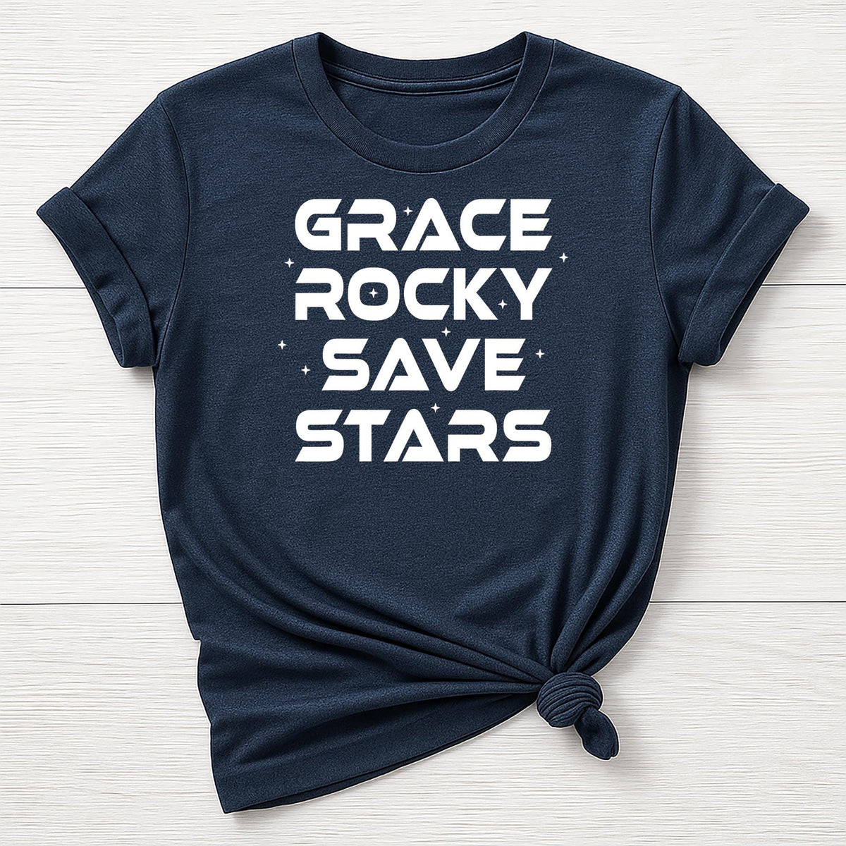 Dr Grace Movie Parody T-Shirt : Save Stars Design, Gildan Softstyle