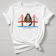 Dr Grace Movie Parody T-Shirt : Golden Gate Bridge Cat Design, Gildan Softstyle