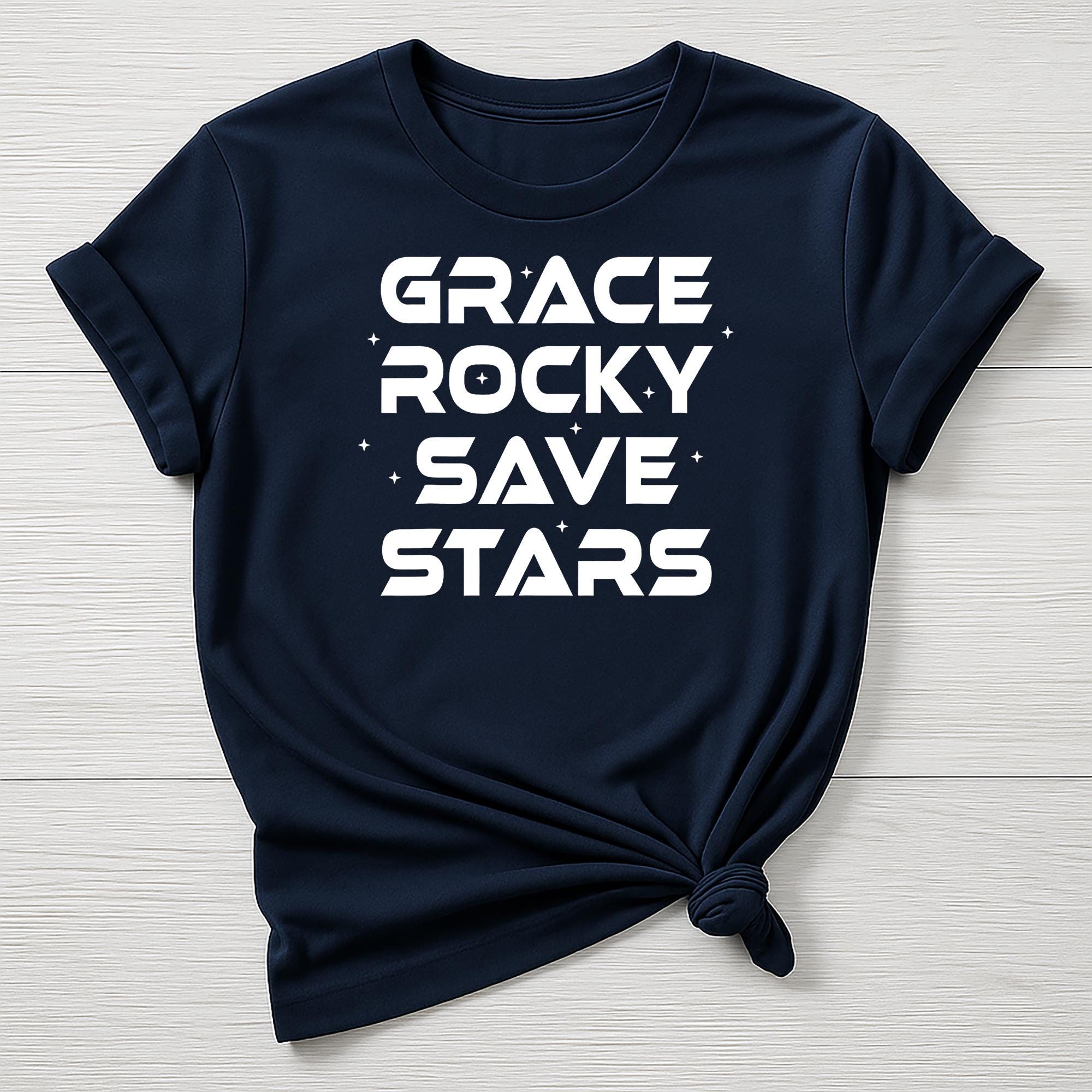 Dr Grace Movie Parody T-Shirt : Save Stars Design, Gildan Softstyle