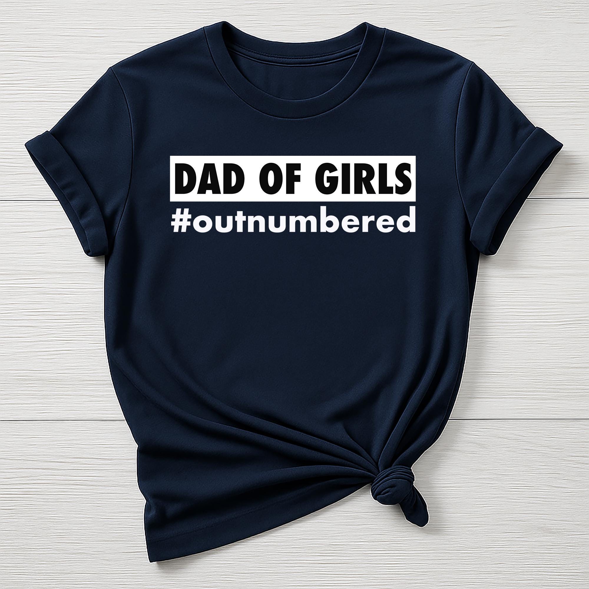 Fathers Day T-Shirt : Dad of Girls Design, Gildan Softstyle