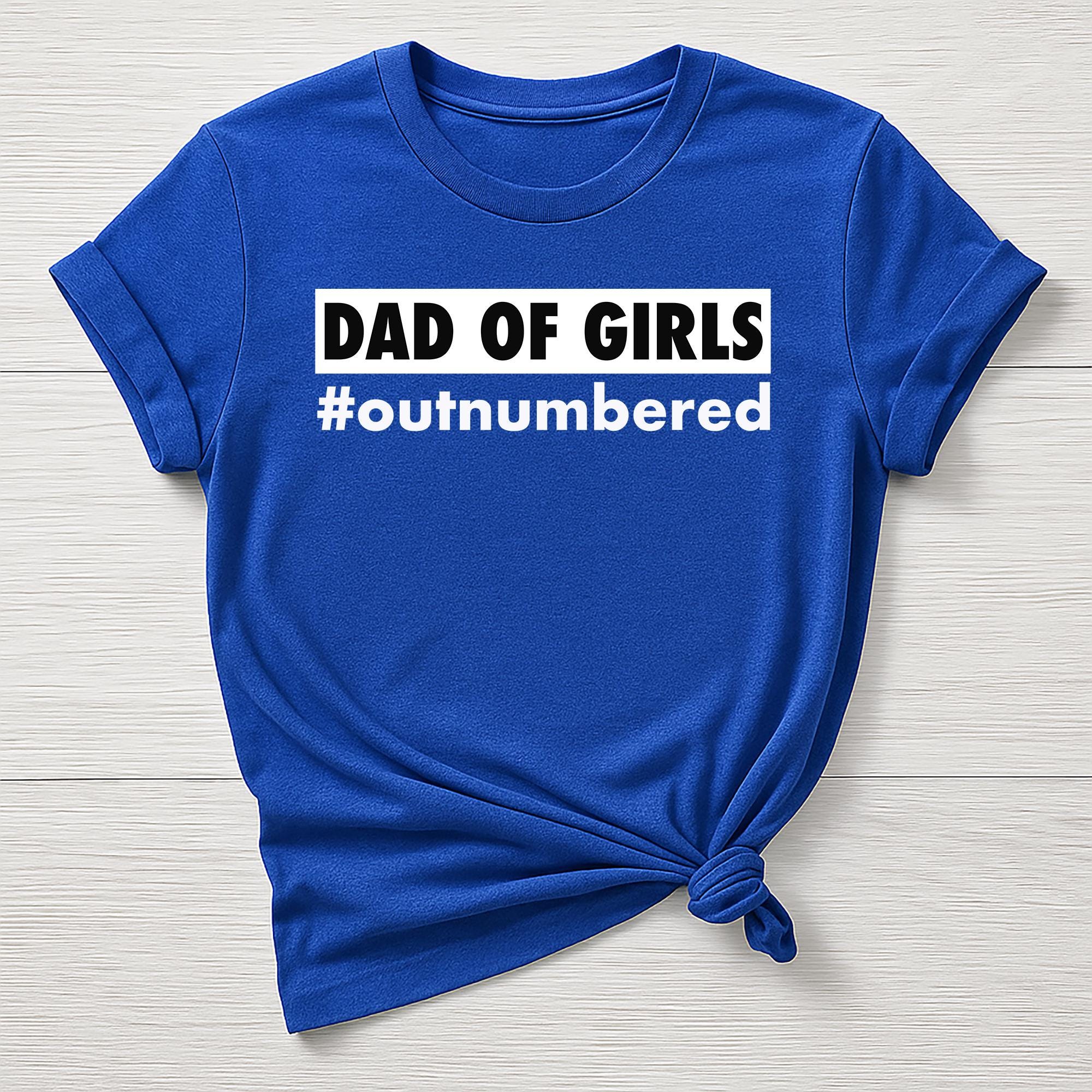 Fathers Day T-Shirt : Dad of Girls Design, Gildan Softstyle