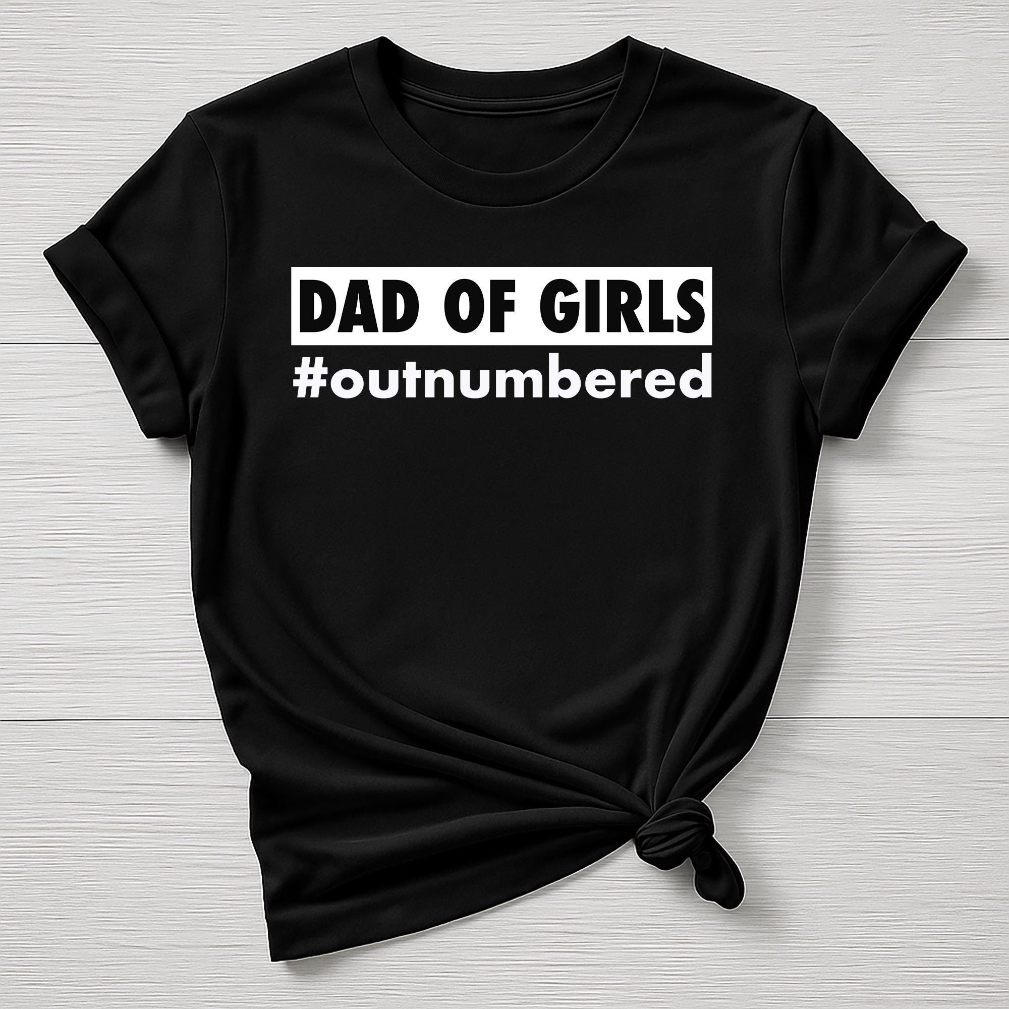 Fathers Day T-Shirt : Dad of Girls Design, Gildan Softstyle